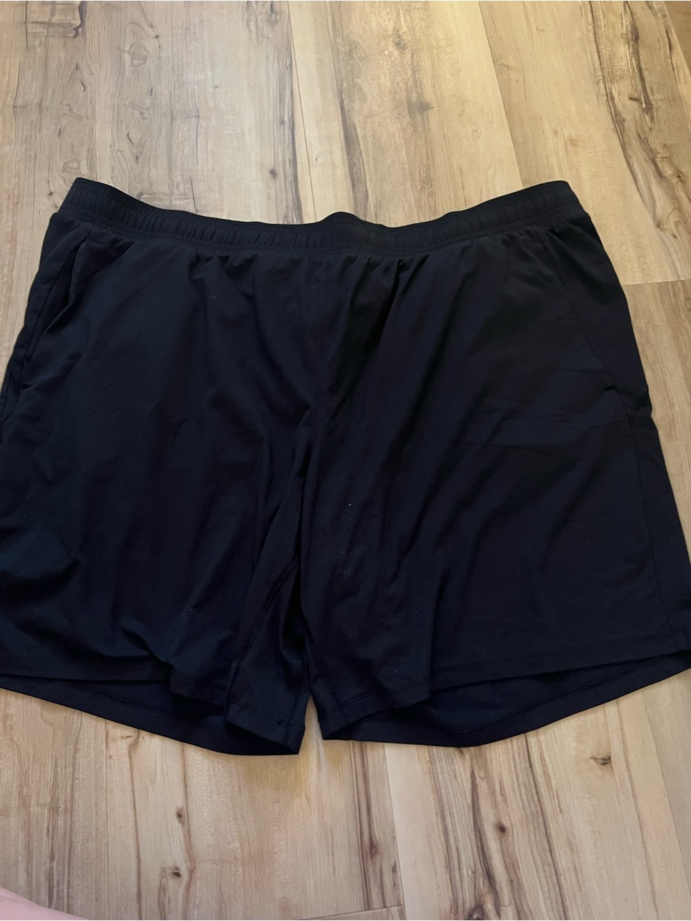all in motion Black Athletic Shorts with Elastic Waistband